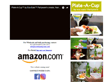 Tablet Screenshot of ecoeatspartyware.com
